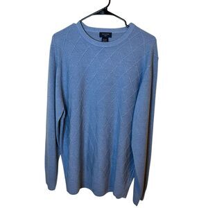 Docker’s Mens XL Light Blue Long Sleeve Pullover Crewneck Sweater